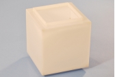 Fabricated Smooth White Bollard