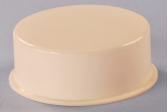 Round Smooth White Acrylic Mini Drop