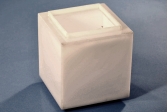 Fabricated Smooth White Bollard