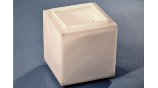 Fabricated Smooth White Bollard